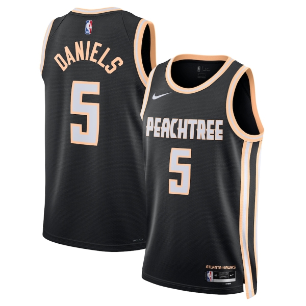 Atlanta Hawks Trikot Dyson Daniels Nike 2025-26 City Edition Schwarz Swingman - Herren Atlanta Hawks Trikot Dyson Daniels Nike 2025-26 City Edition Schwarz Swingman - Herren